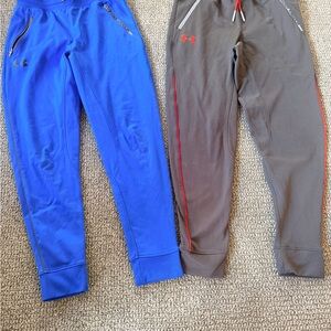 Under Armour Kids Blue & Gray Athletic Joggers